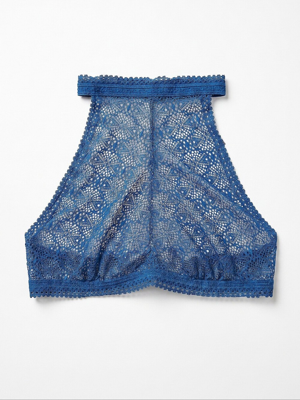NWT! Victorias Secret Blue Lace Halter Bralette Top